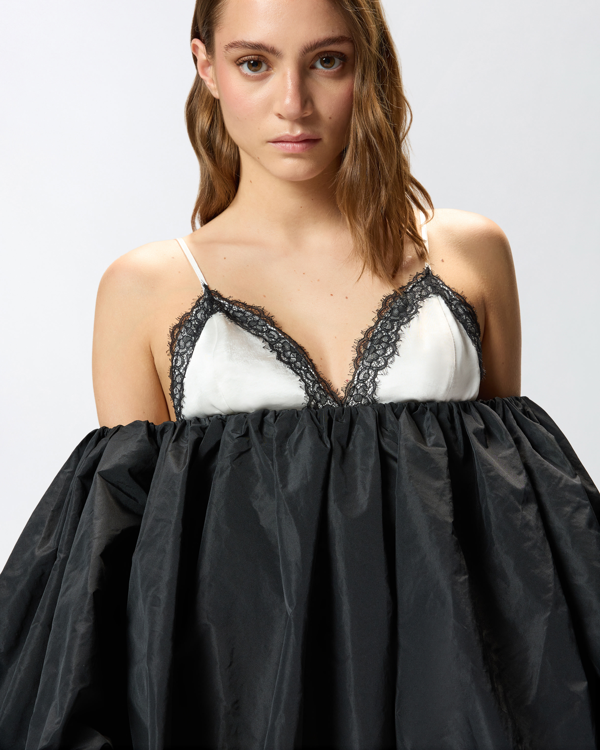 BALLOON-EFFECT MINI DRESS - 5