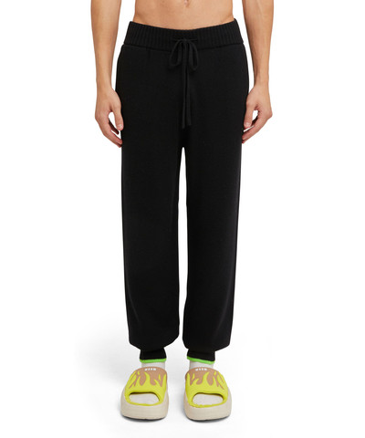 MSGM Wool and cashmere track pants outlook