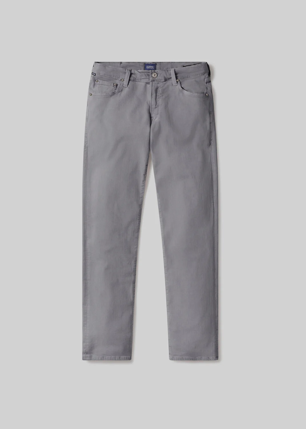 Gage Slim Straight Soft Weft
In Steel Grey - 1