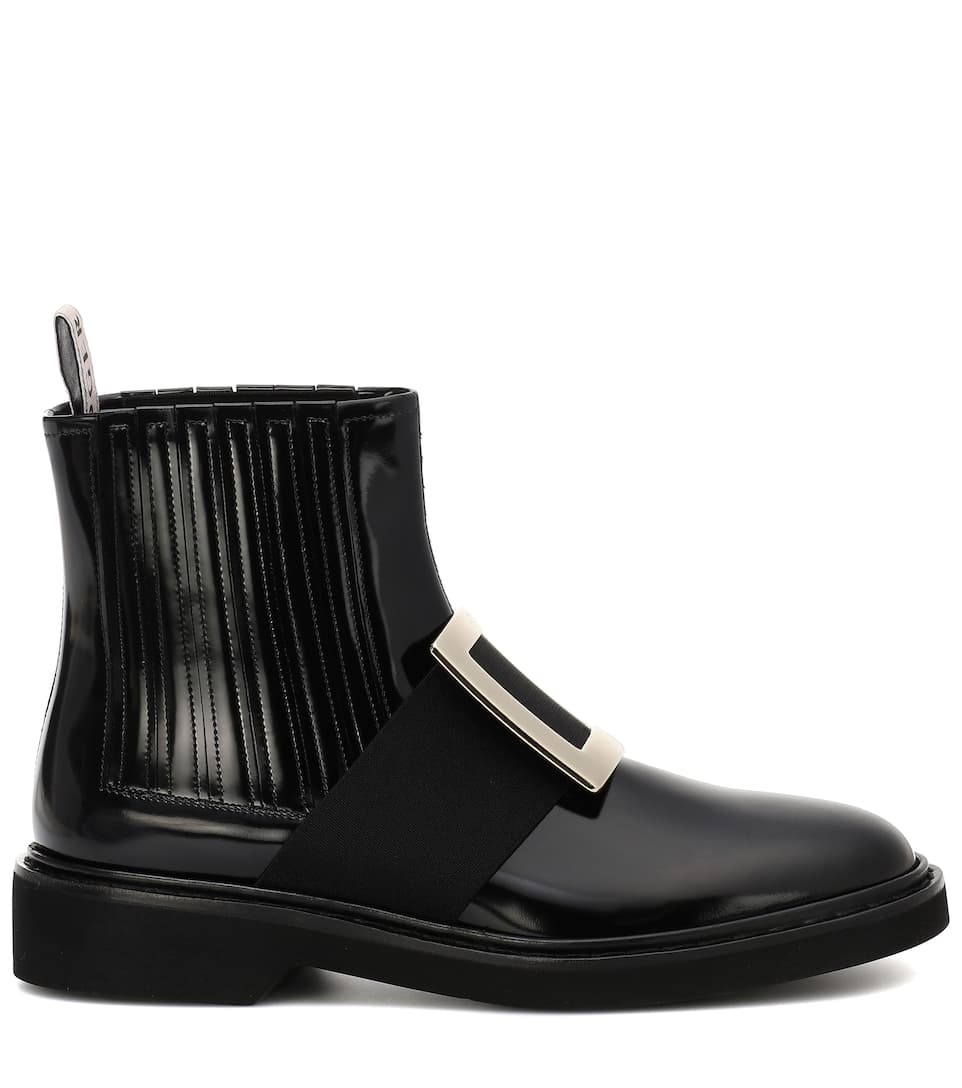 Chelsea Viv' leather ankle boots - 4
