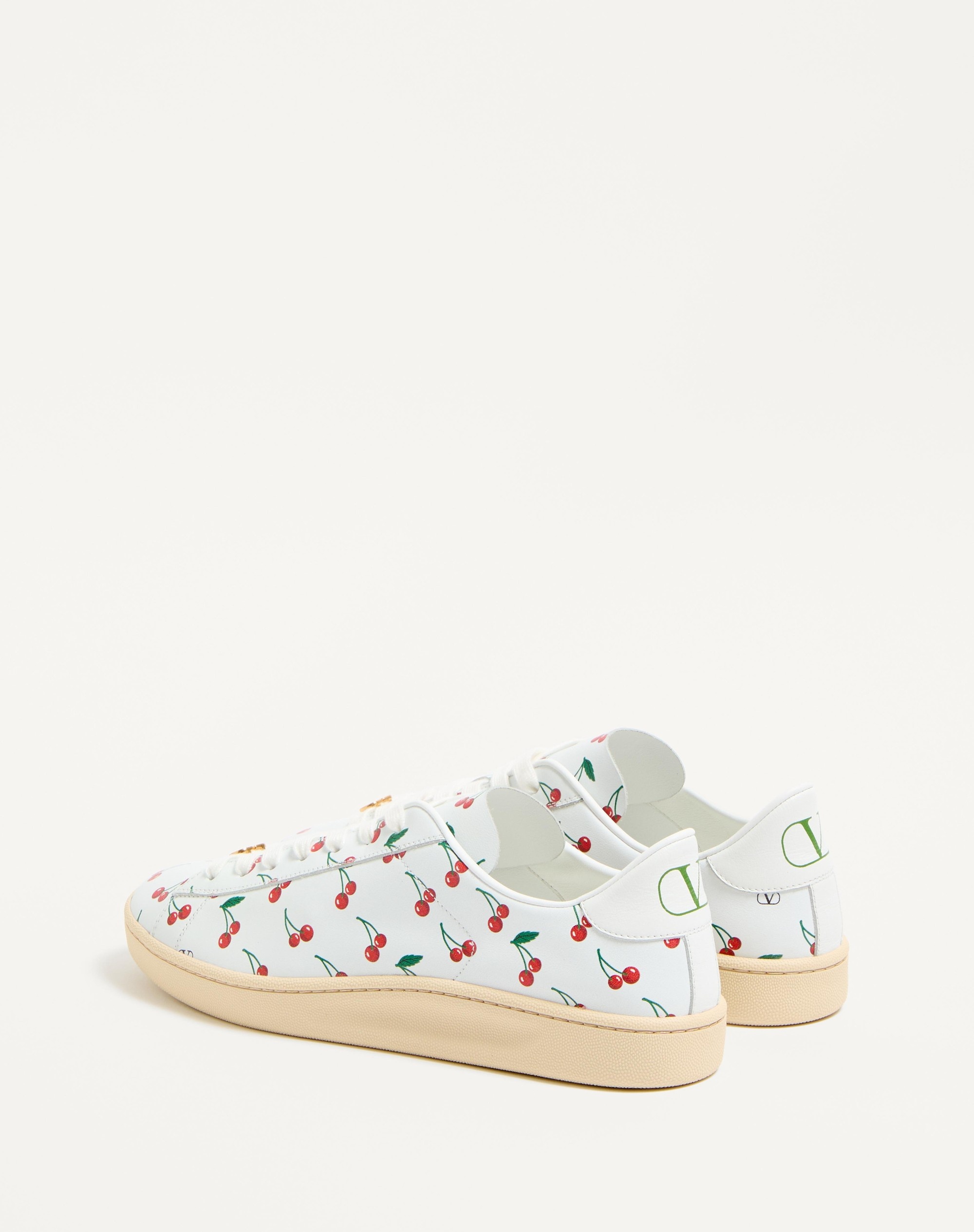 ROYCO SNEAKER IN NAPPA CALFSKIN WITH CHERRYFIC PATTERN - 6