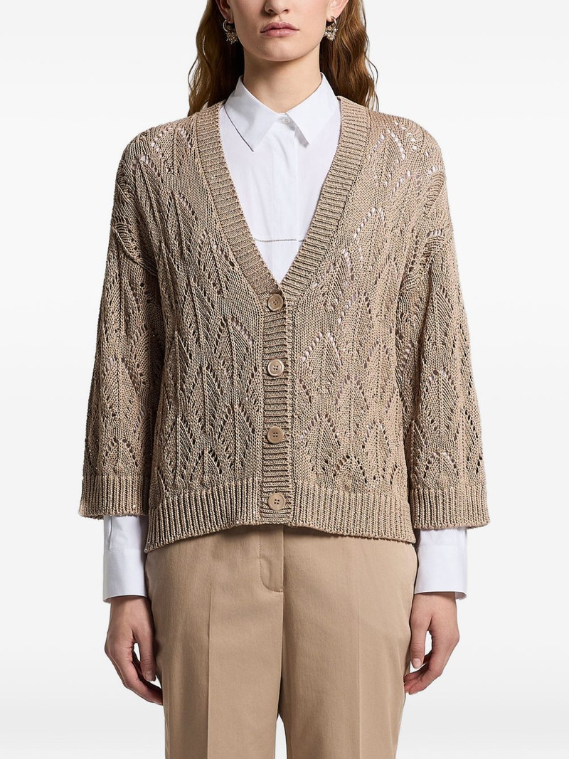 sequinned cordonet cardigan 1