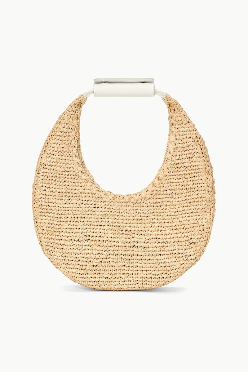 STAUD ST. REGIS MOON TOTE BAG NATURAL PAPER 1