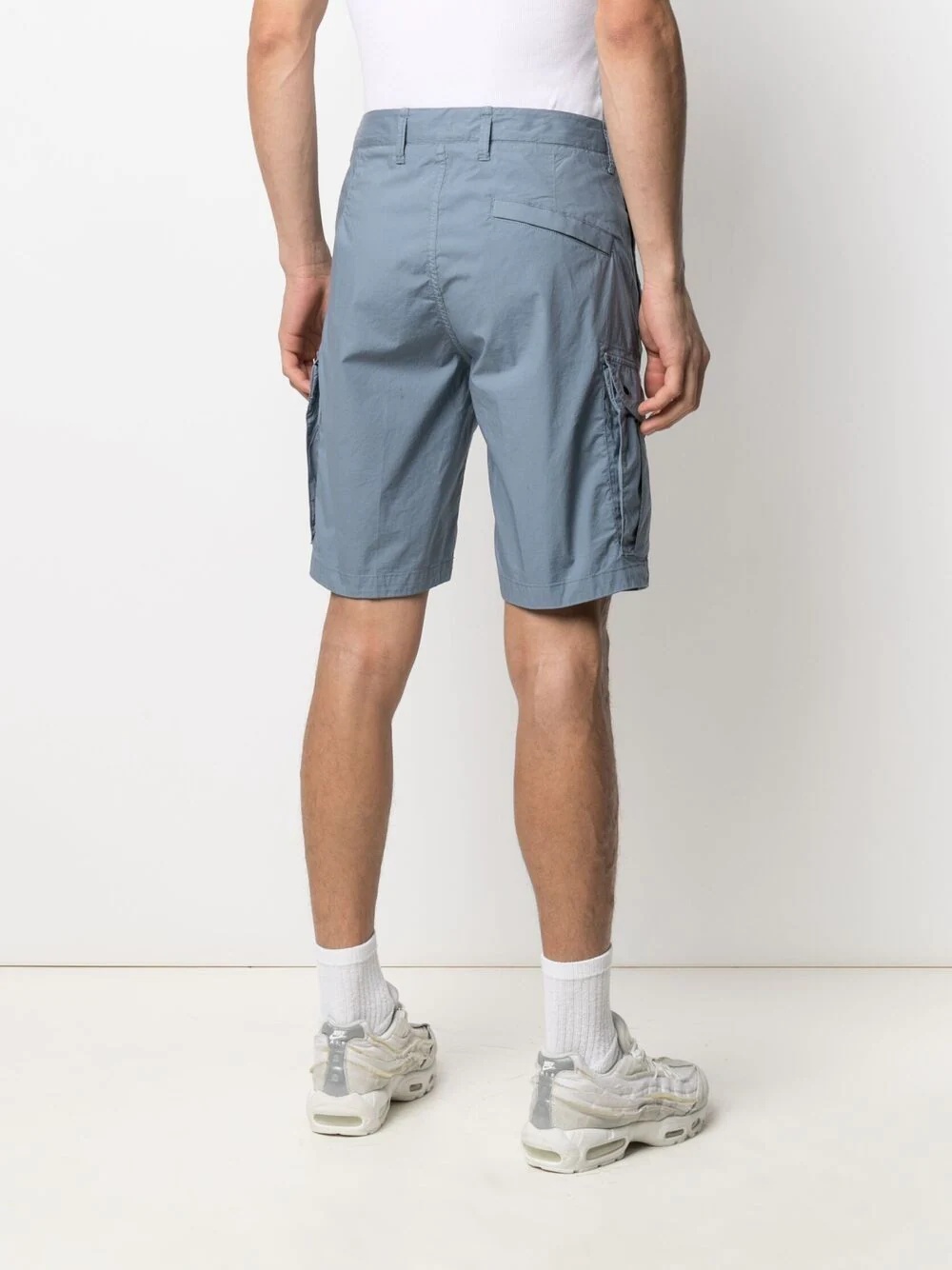 knee-length cargo shorts - 4