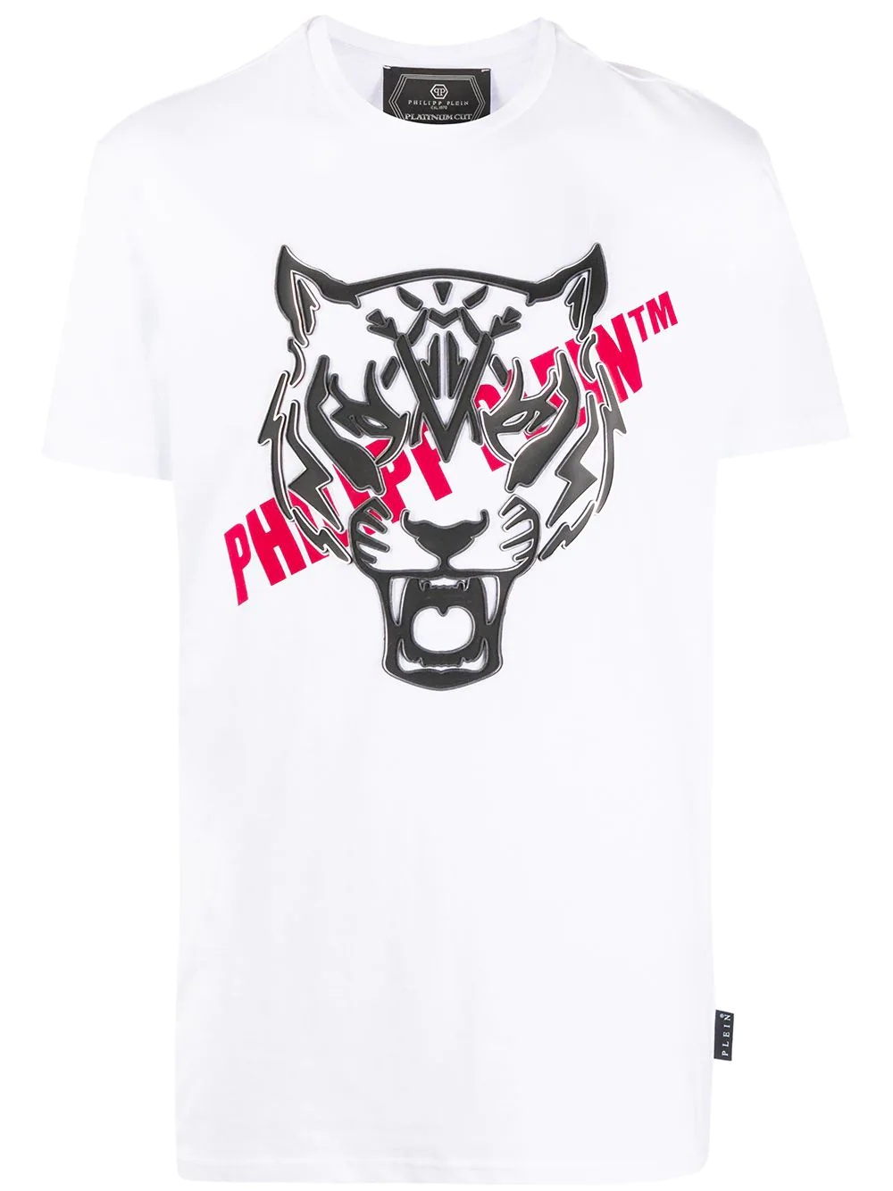 tiger head logo T-shirt - 1