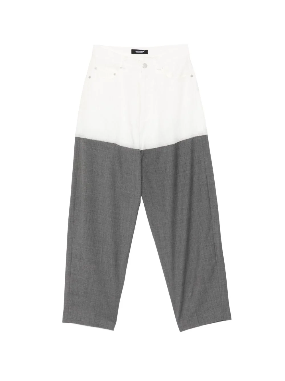 colour-block trousers - 1