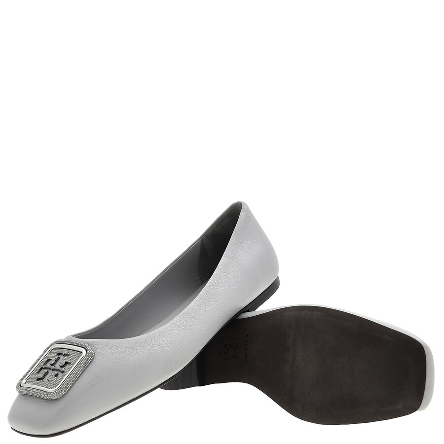 Tory Burch - Tory Burch Georgia Pave Leather Ballet Flats - 2