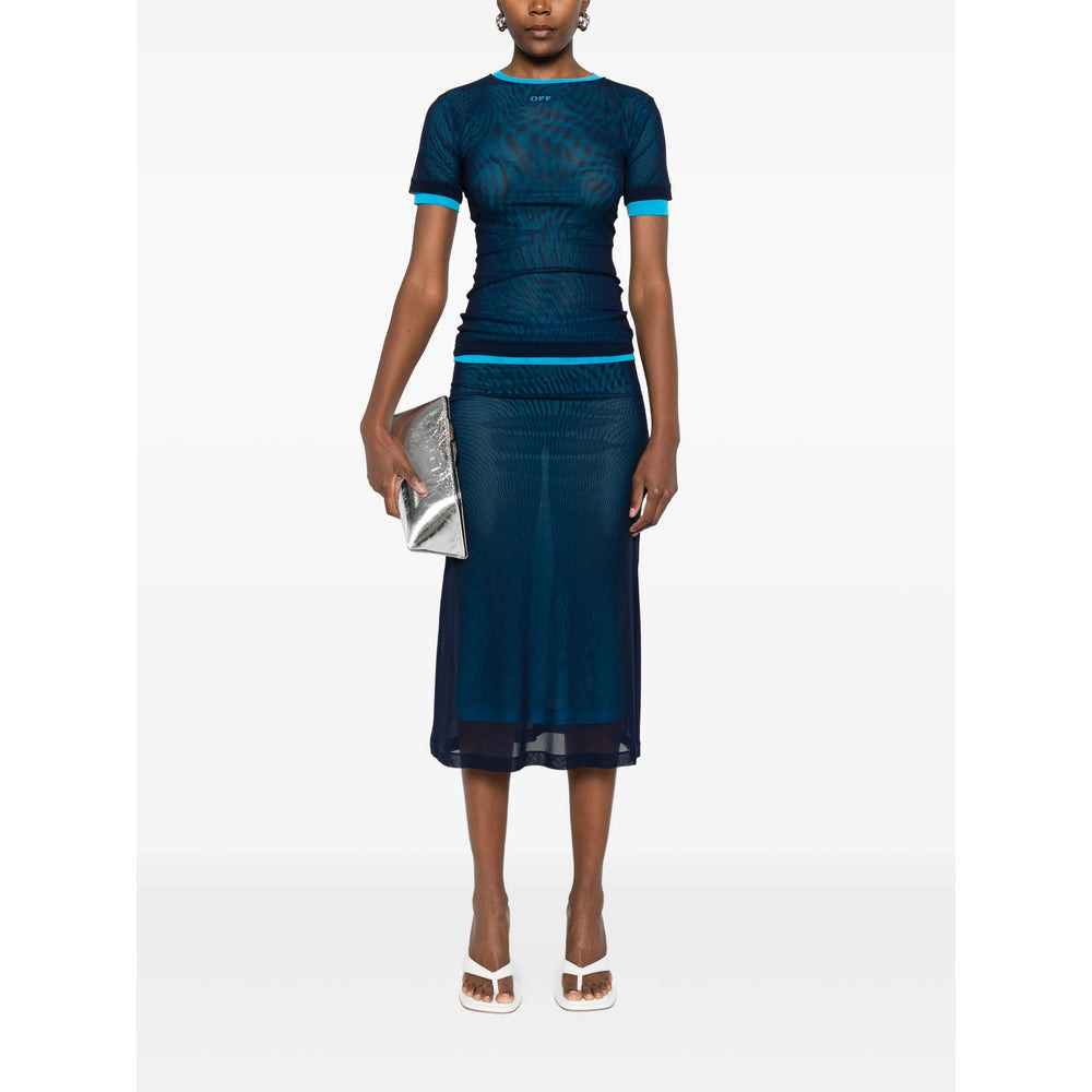 Off-White Blue Tops - T-Shirts & Jerseys Women - 3