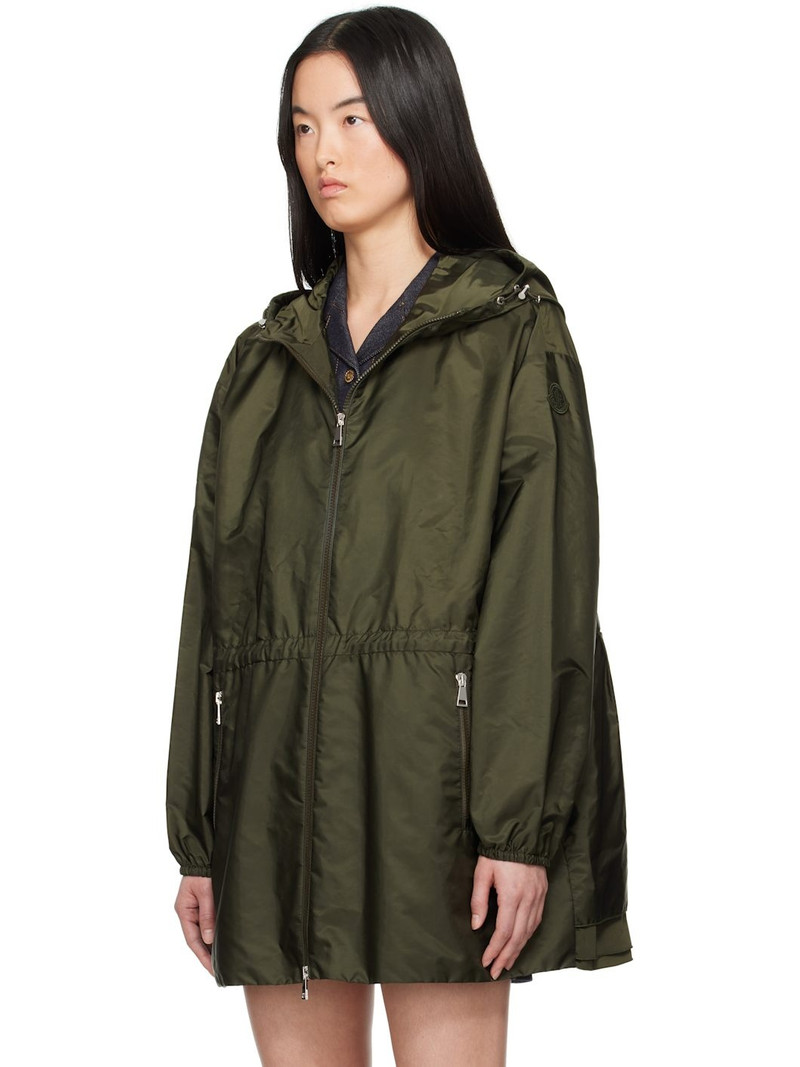 Moncler Green Wete Hooded Jacket outlook