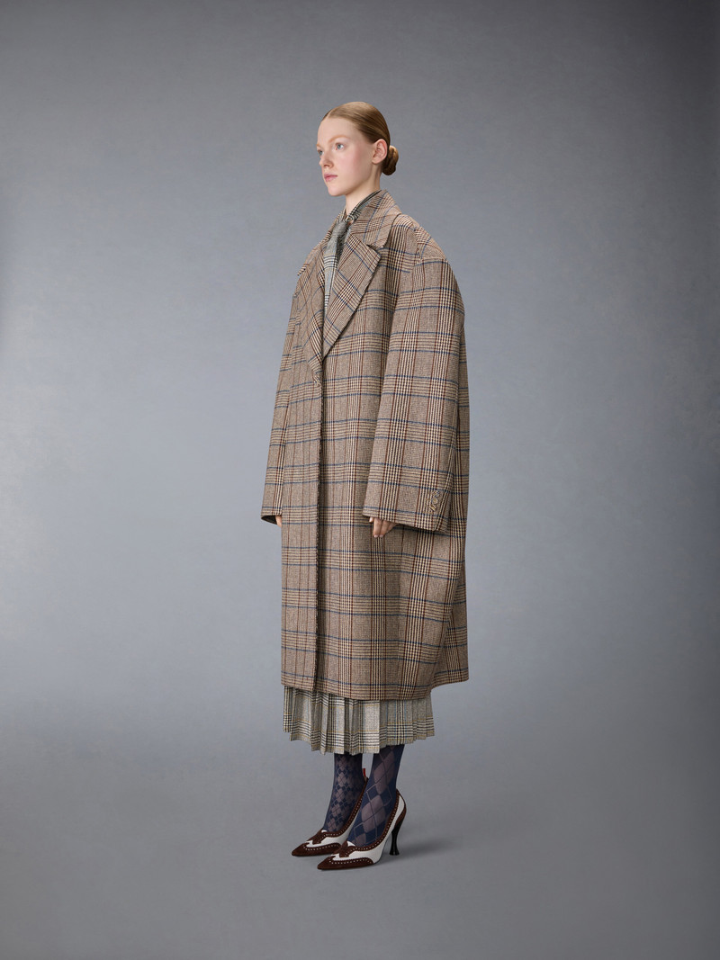 HUNTING TWEED COCOON COAT 4