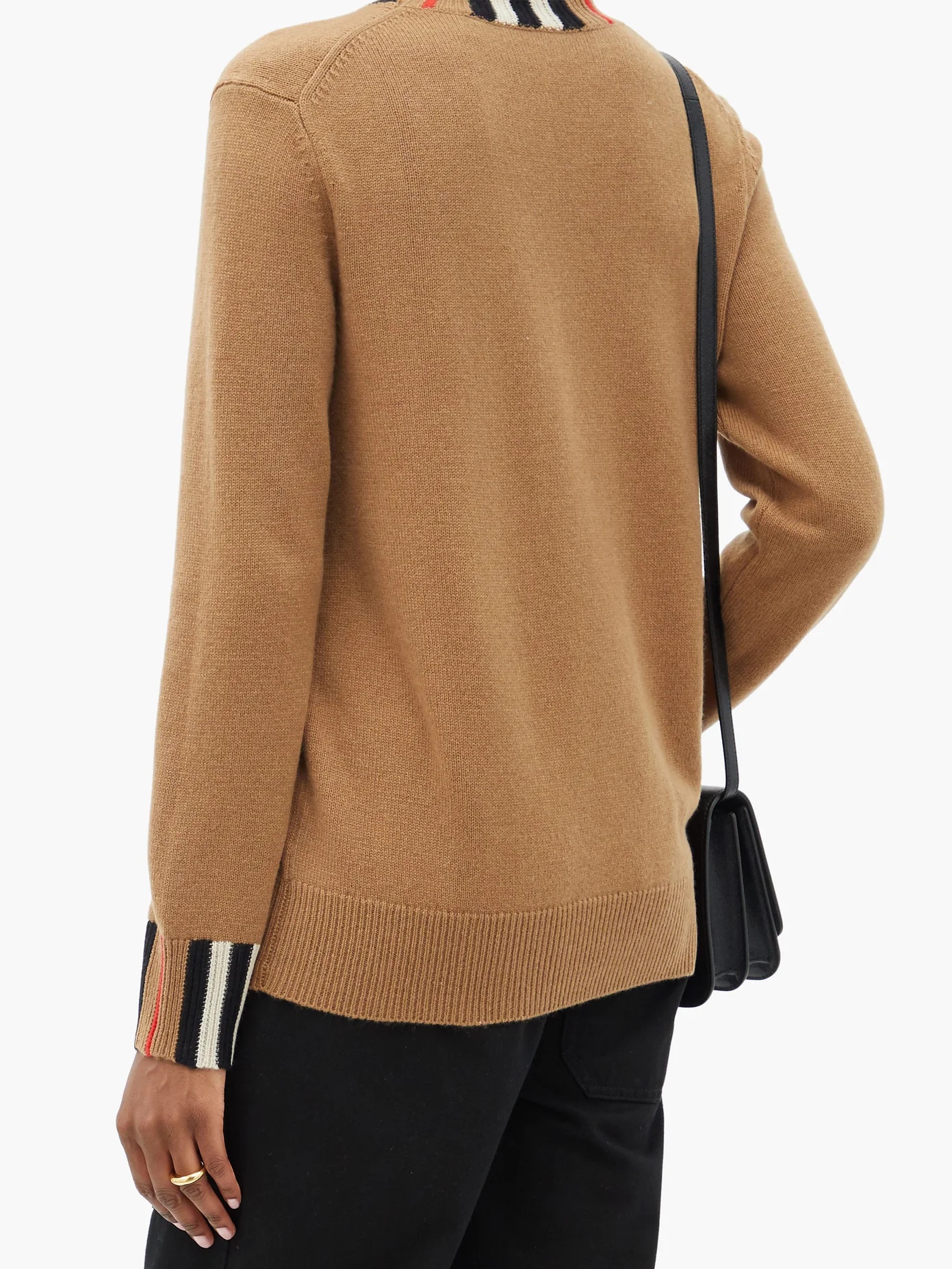 Eyre Icon-striped cashmere sweater - 5