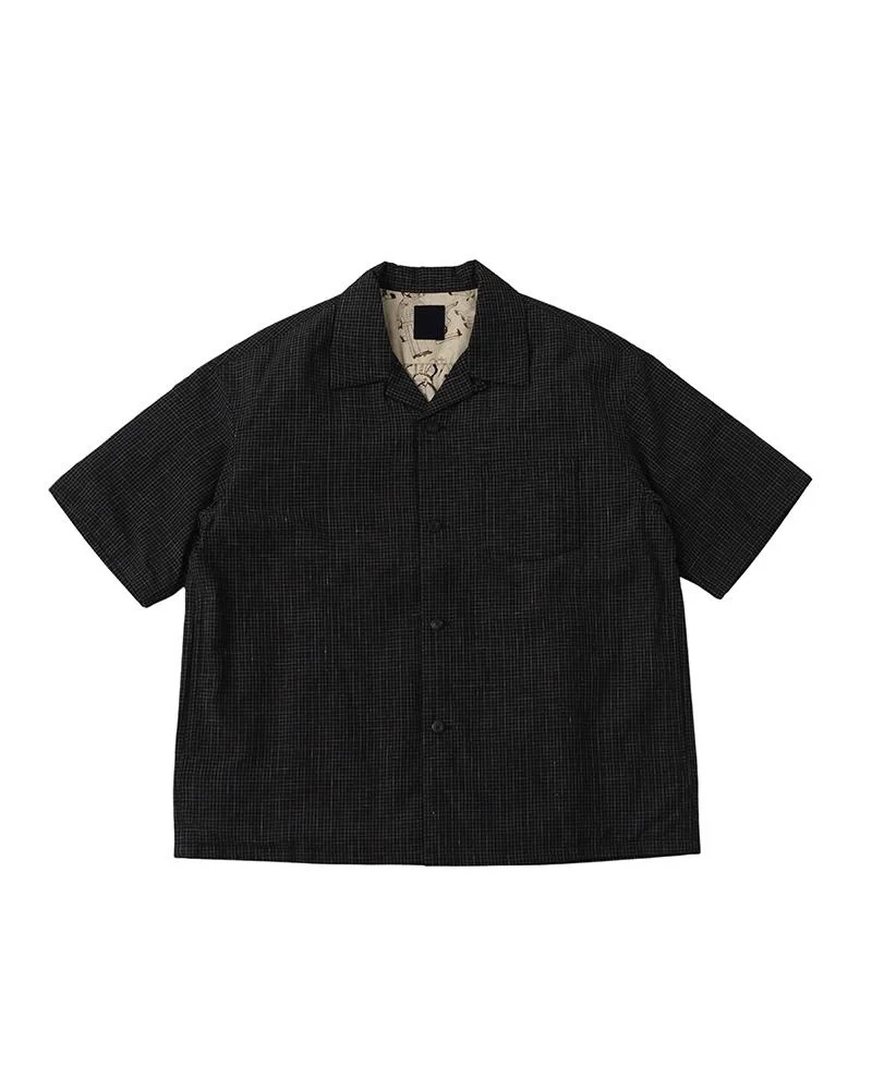 WALLIS DOWN SHIRT S/S BLACK - 1