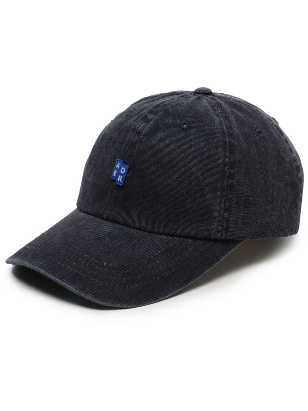 logo-appliquÃ© denim cap - 1