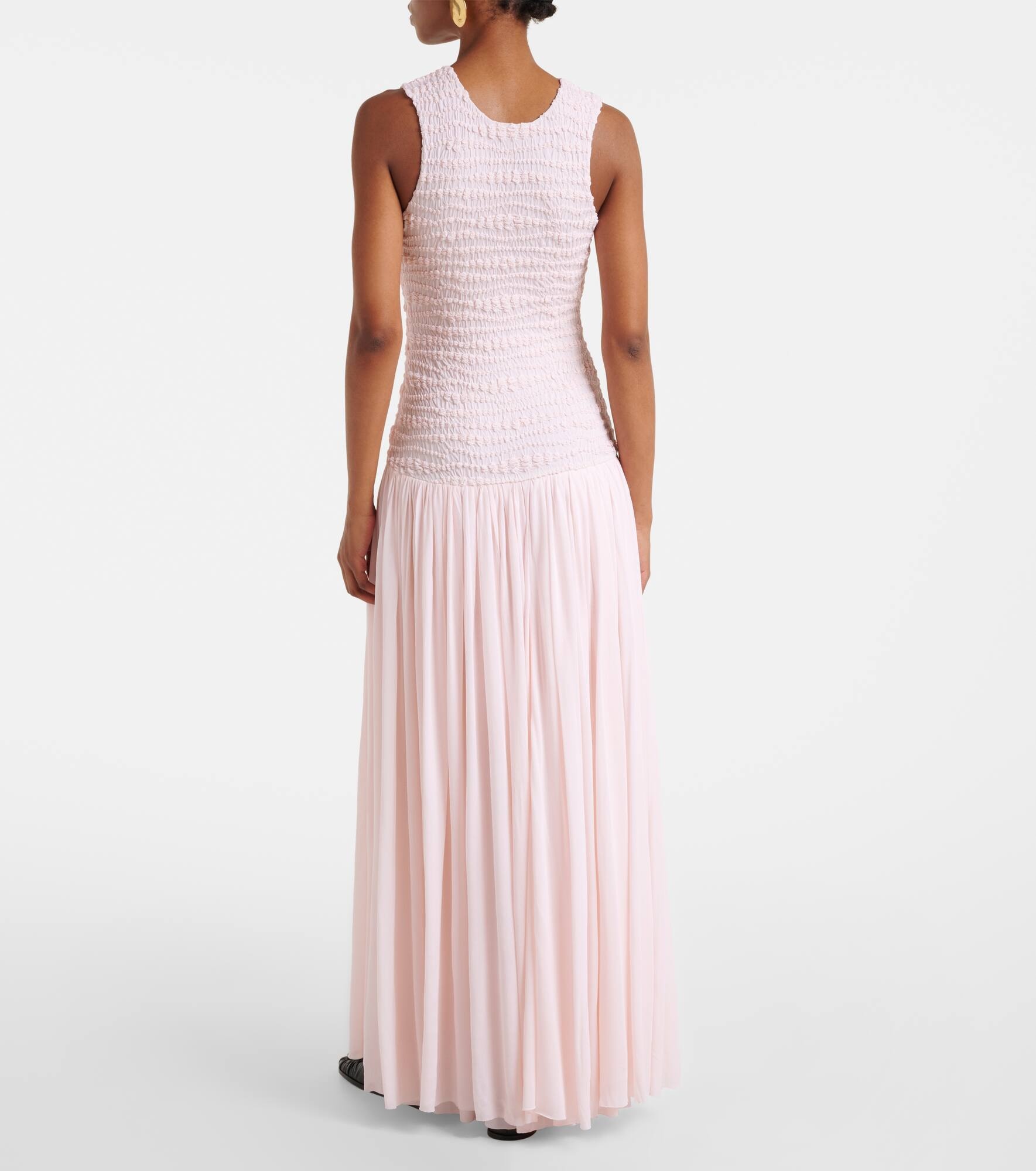 Shirred maxi dress - 3