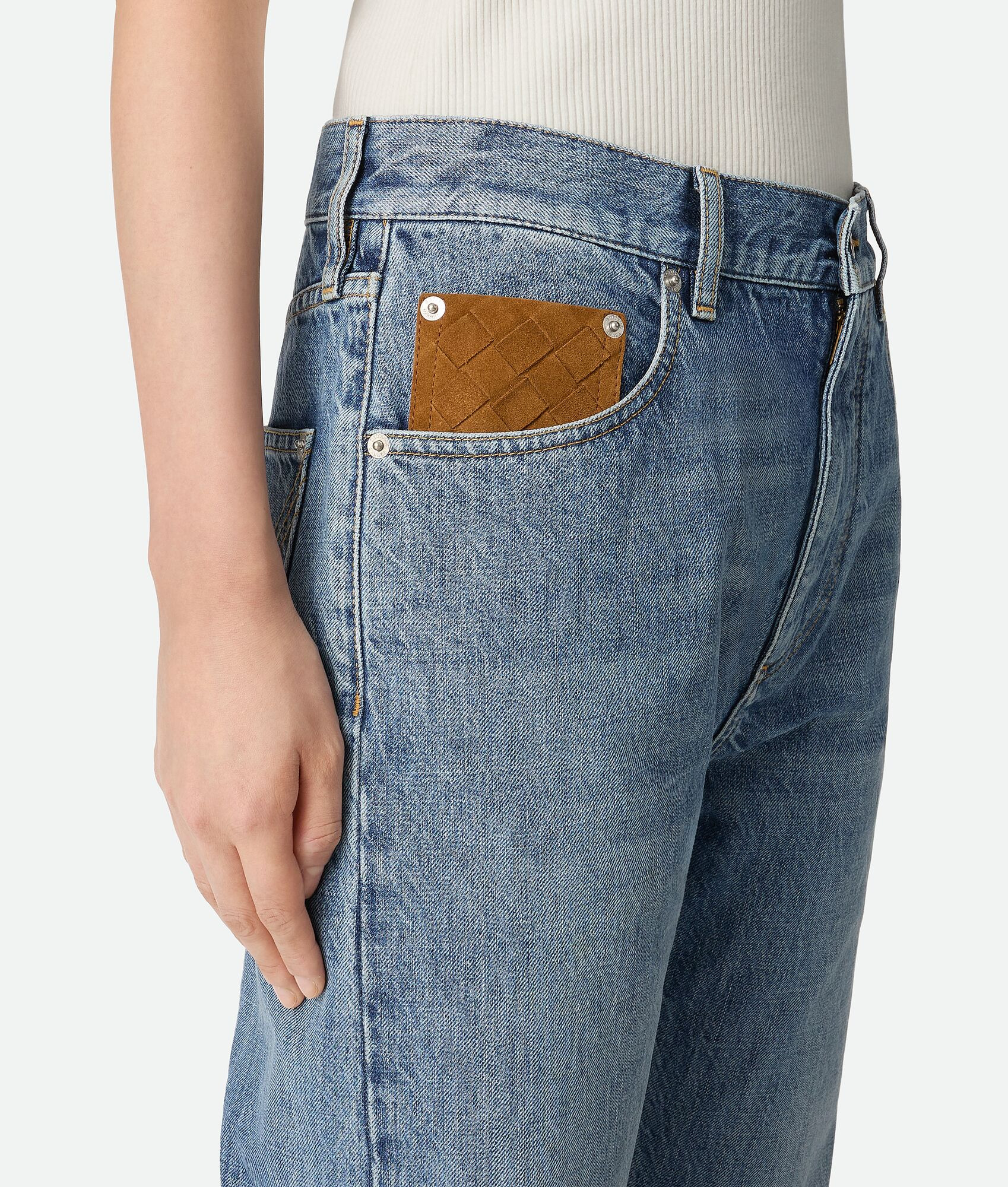 Vintage Indigo Straight Jeans - 4