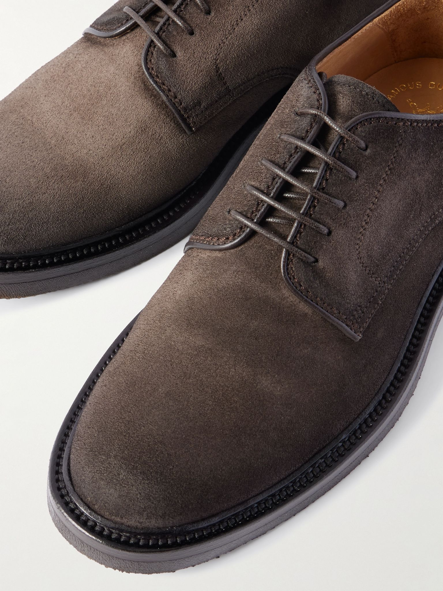 Hopkins Flexi 208 Suede Derby Shoes Dark brown - 5