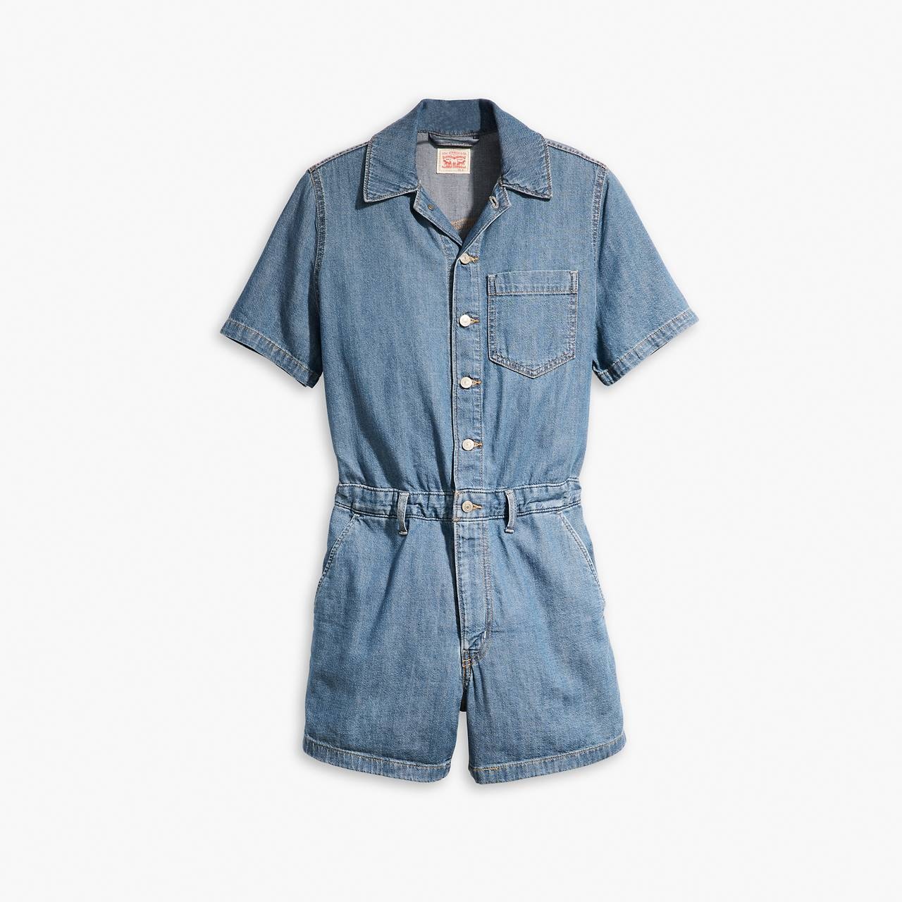 HERITAGE SHORT SLEEVE ROMPER - 1