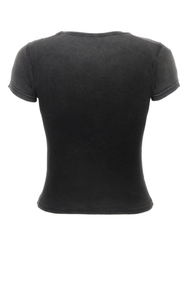 Charcoal cotton t-shirt - 2