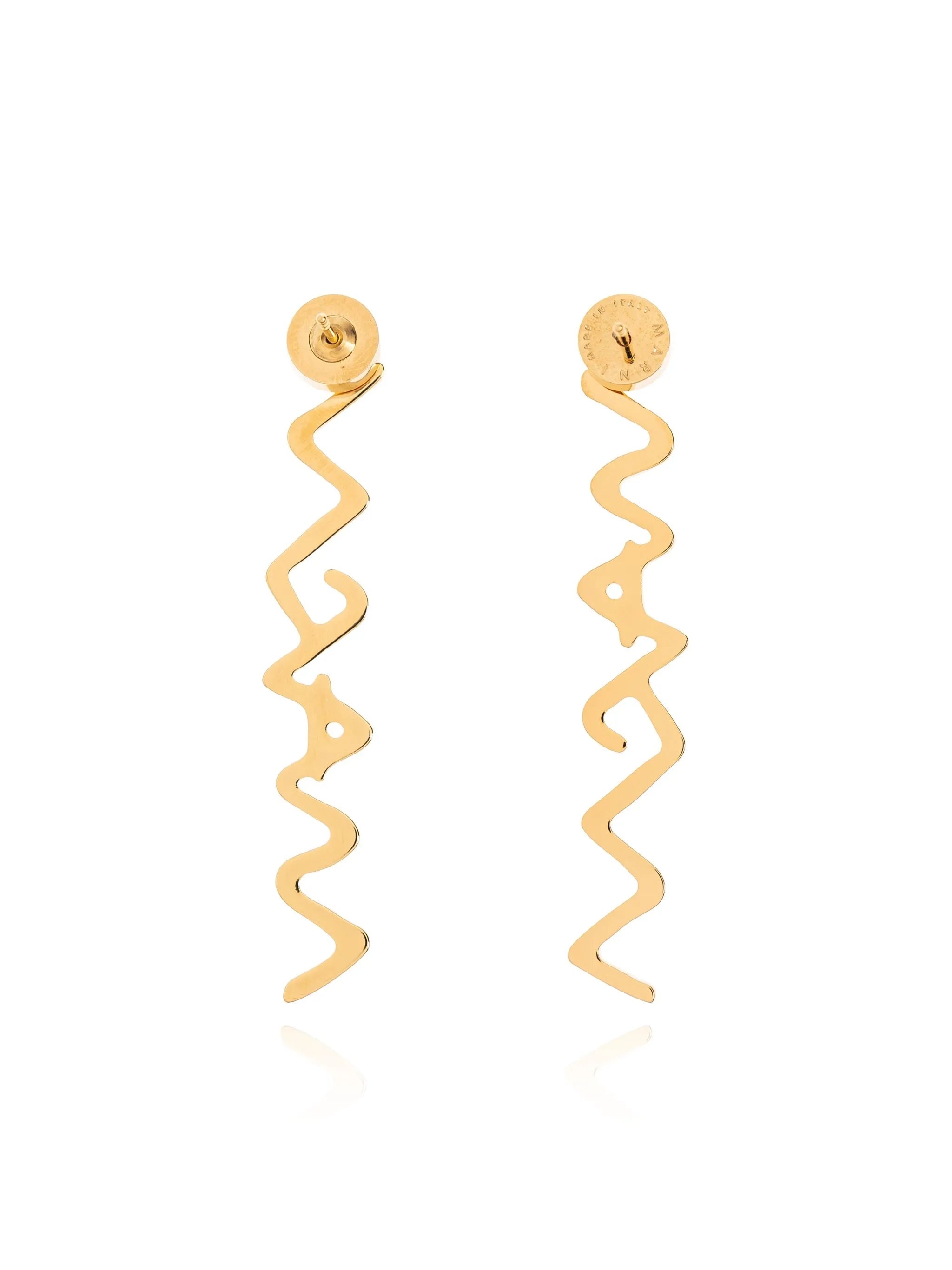 Logo Drop Earrings - 2