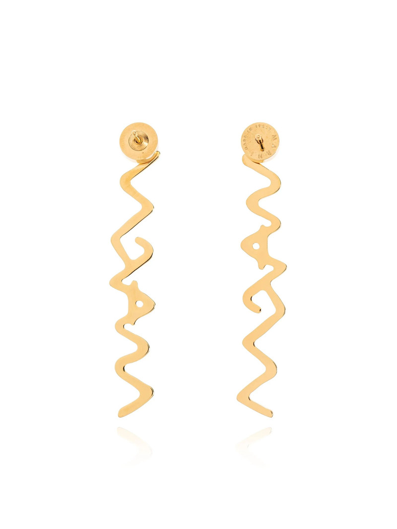 Marni Logo Drop Earrings outlook