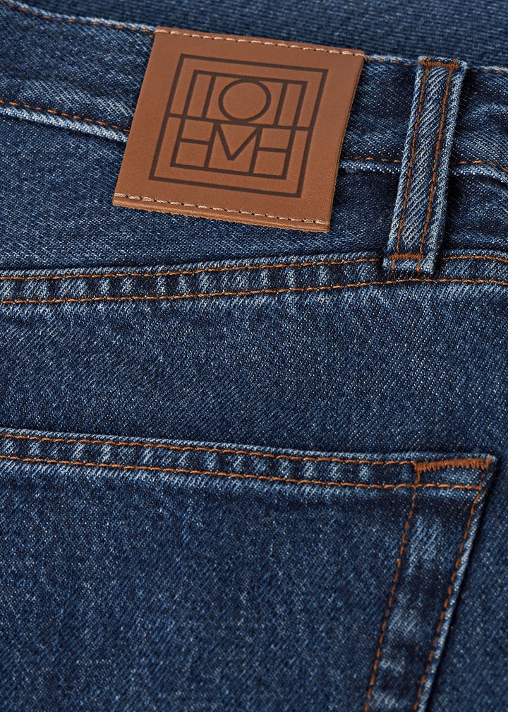 Classic denim shorts dark blue - 7