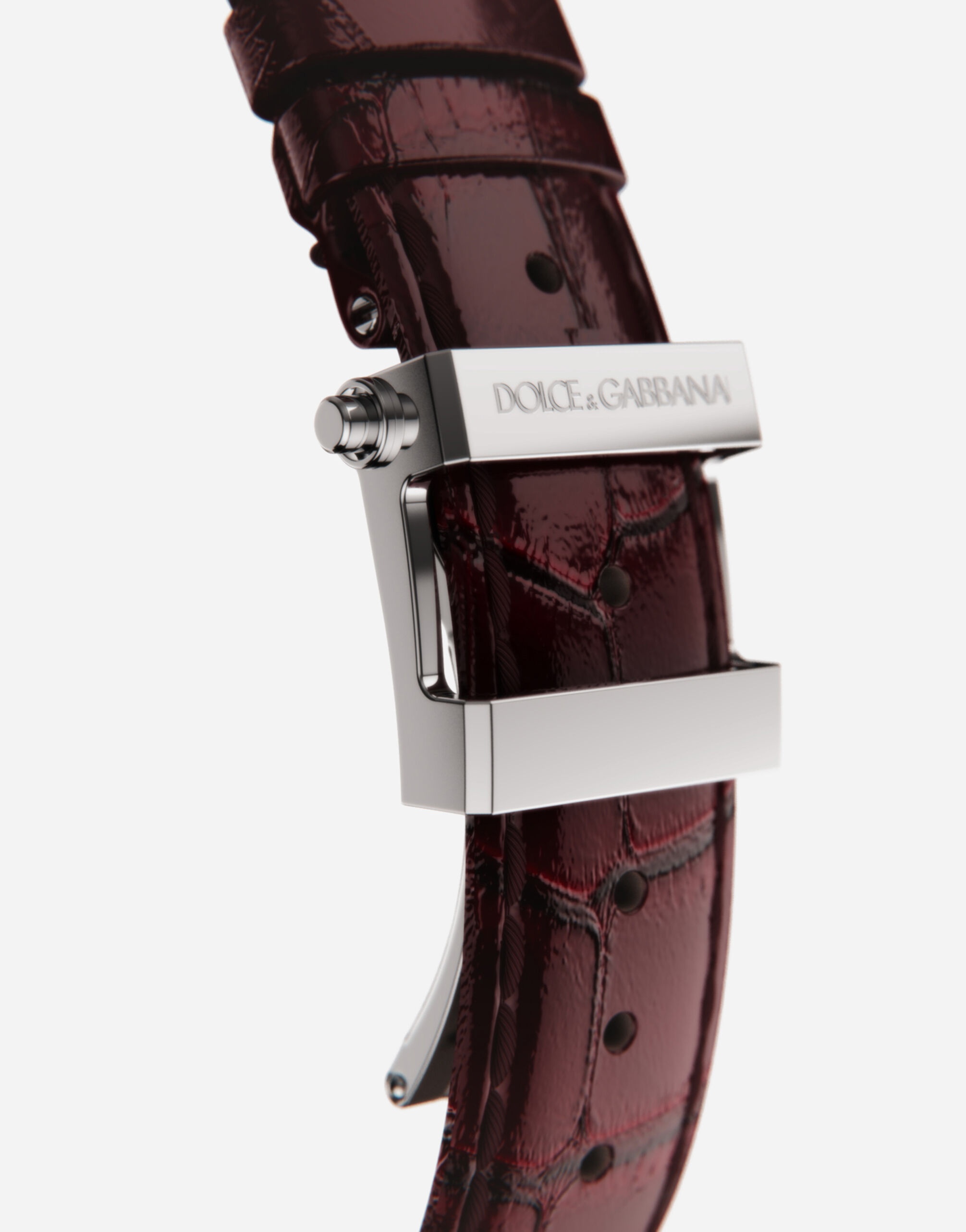 DG7 watch in steel with ruby - 4