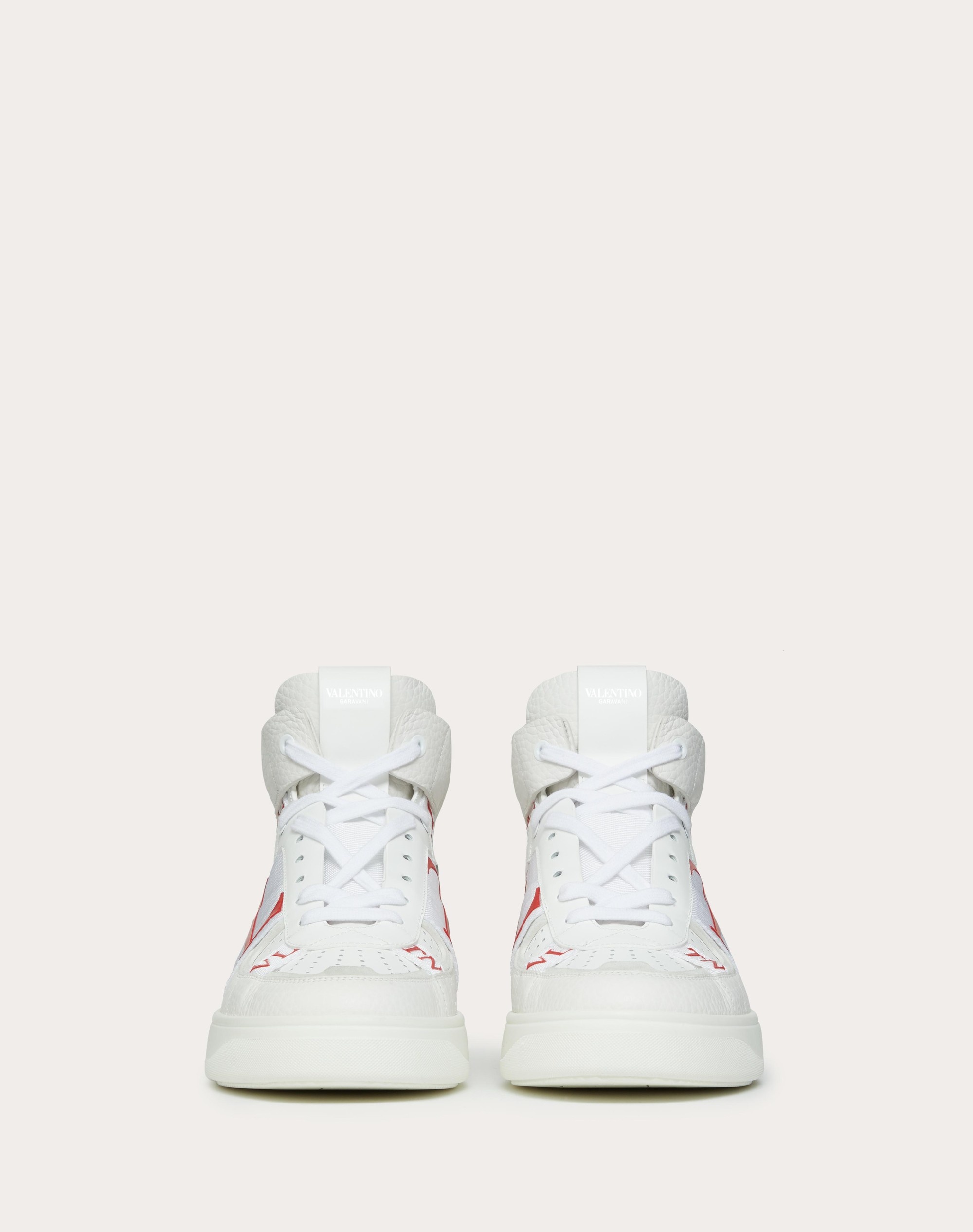 MID-TOP CALFSKIN VL7N SNEAKER WITH BANDS - 4