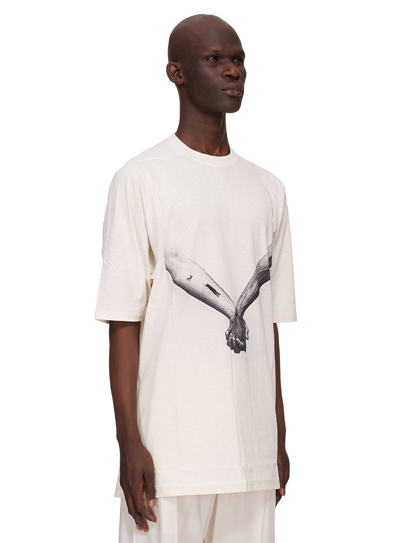 Rick Owens Oversized Printed Organic Cotton-Jersey T-Shirt outlook