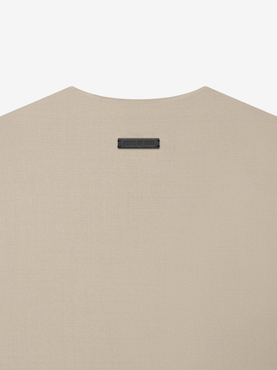 Wool Crepe Tee - 4