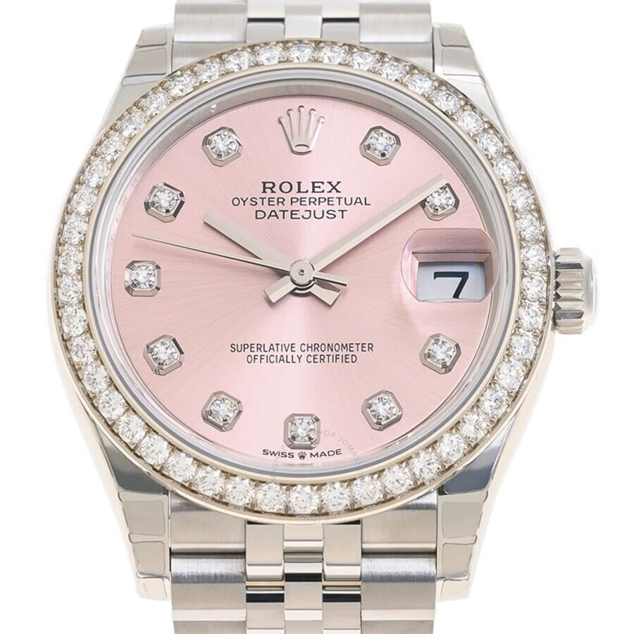 Rolex Datejust 31 Automatic Diamond Pink Dial Ladies Watch 278384PDJ - 2