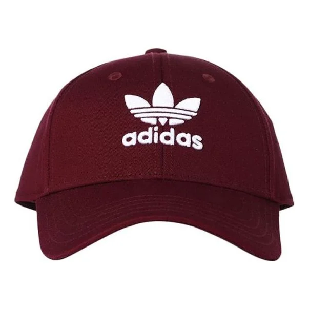 adidas Trefoil Baseball Cap 'Burgundy' DV0175 - 1