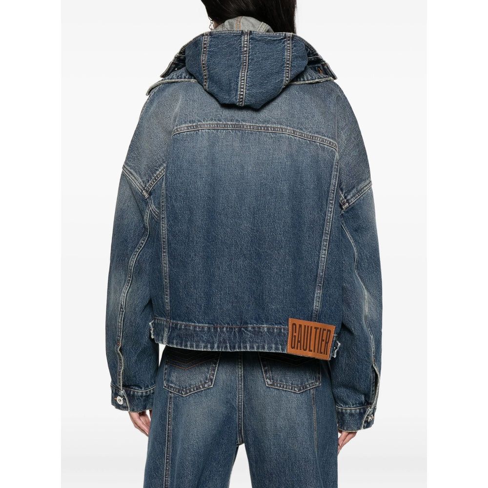 Jean Paul Gaultier Blue Jackets - Denim Jackets Women - 5