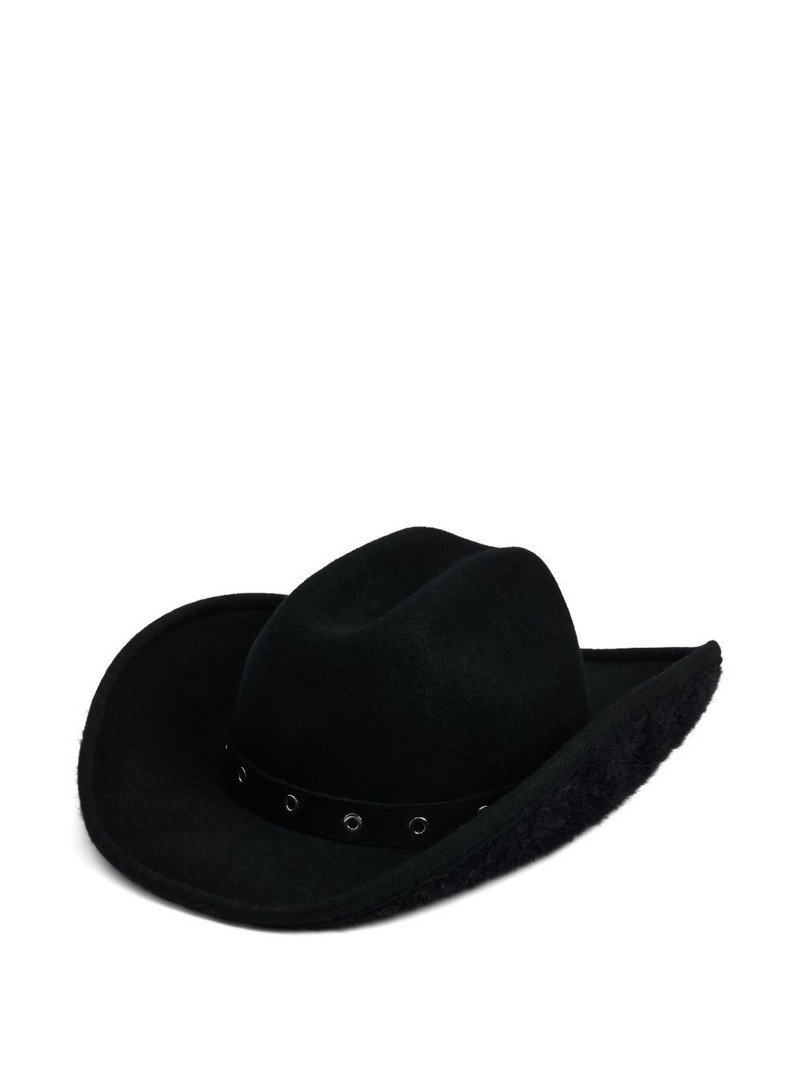 Fusalp curved-brim eyelet cowboy hat outlook
