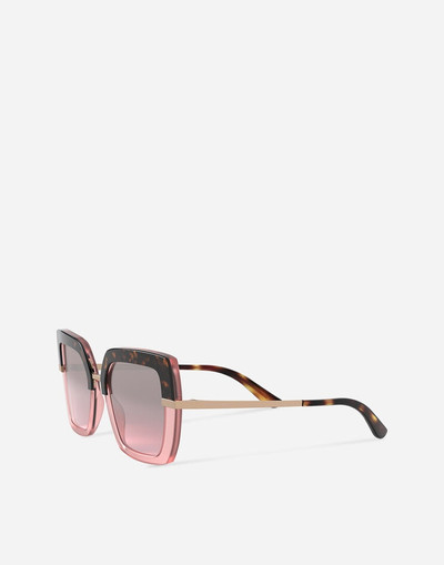 Dolce & Gabbana Half print sunglasses outlook