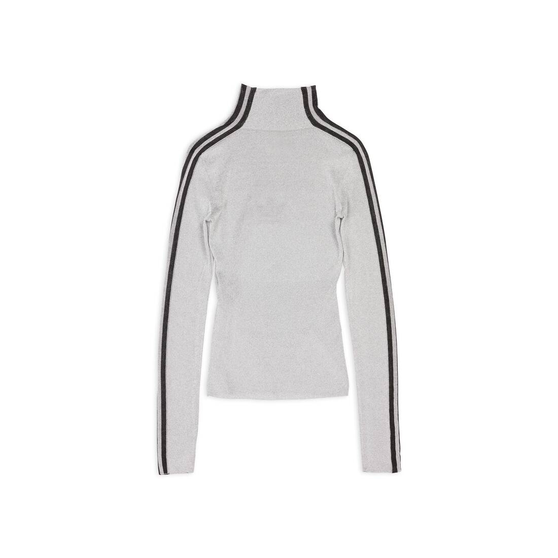 BALENCIAGA Balenciaga / Adidas Athletic Mock Neck in Silver