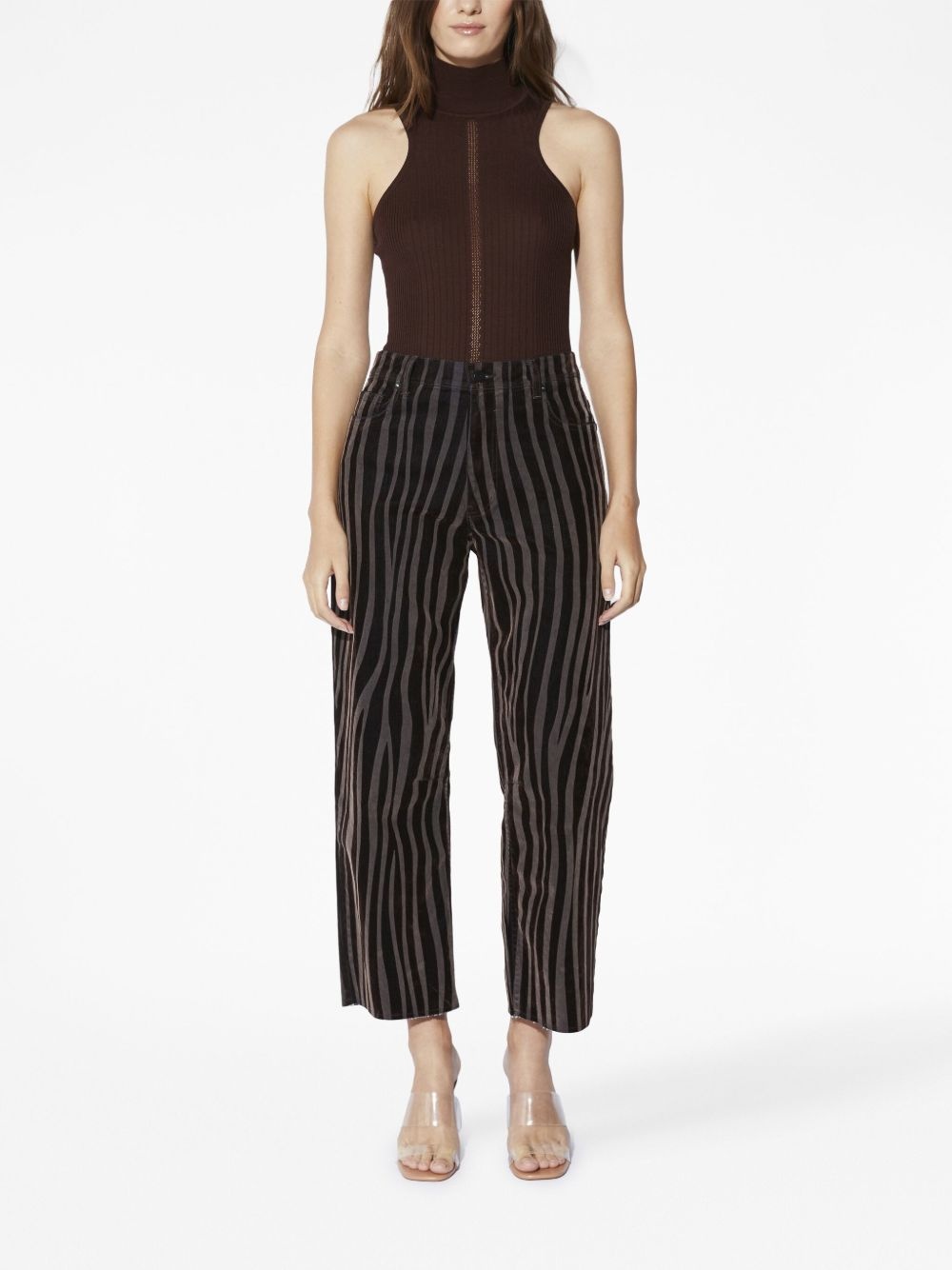high-neck knitted bodysuit - 2
