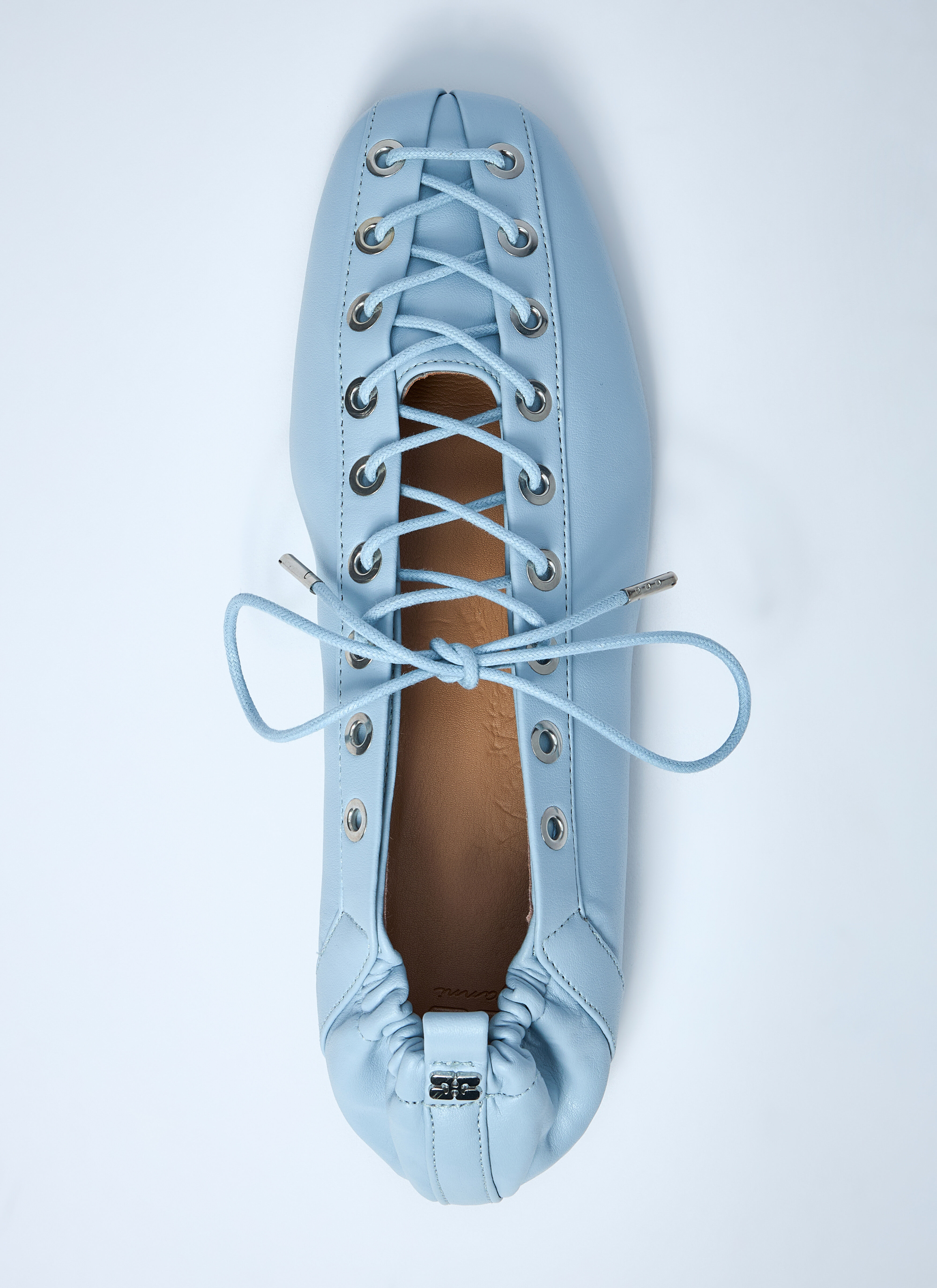 Eyelets Lace Up Ballerina - 6