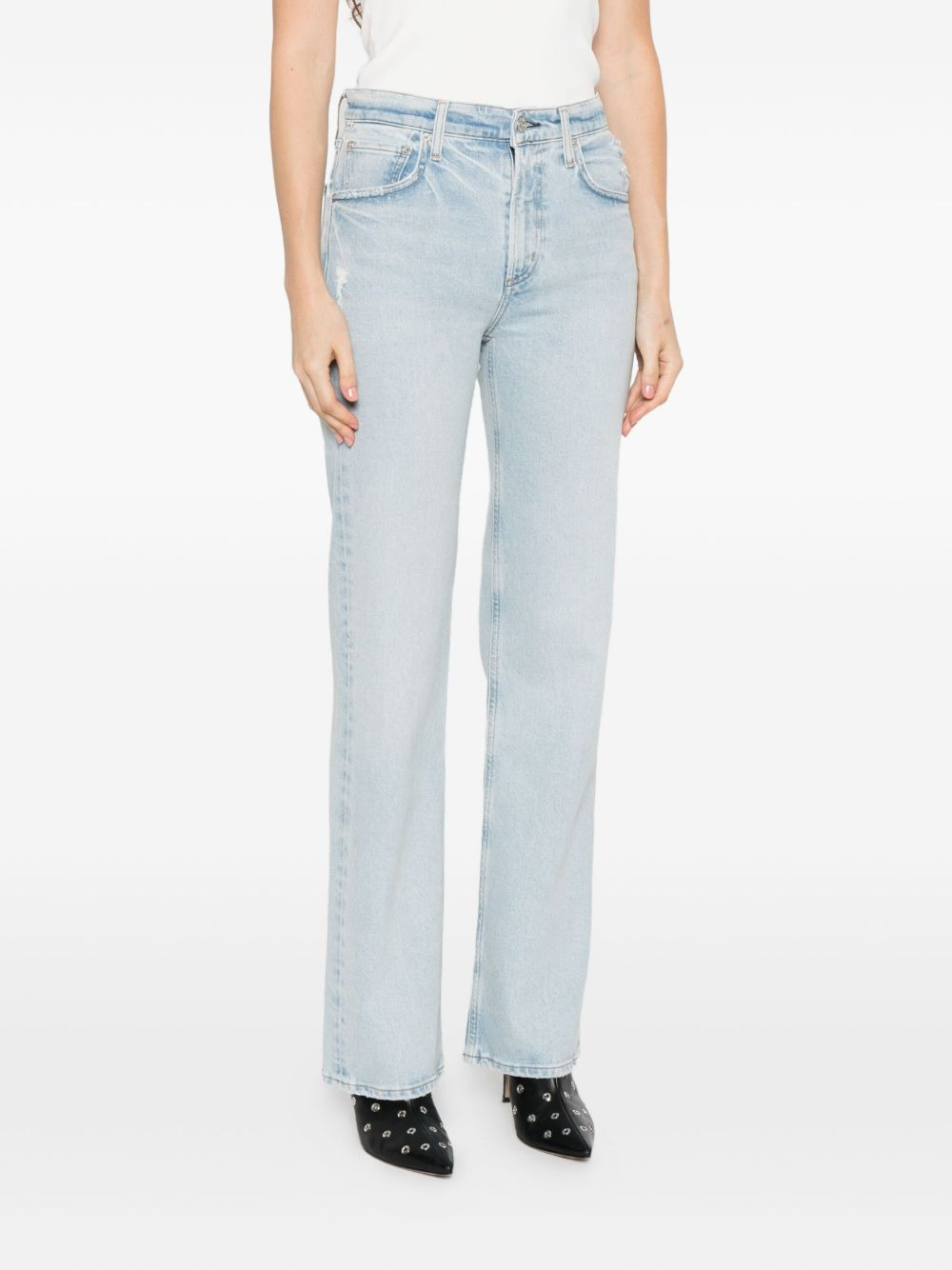 logo-motif jeans - 3