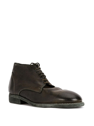 Guidi lace-up fitted boots outlook