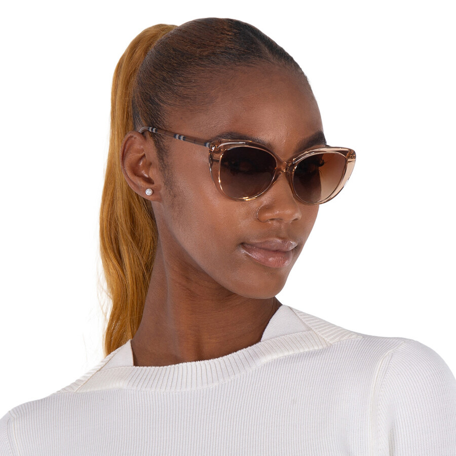 Burberry Brown Gradient Cat Eye Ladies Sunglasses BE4407 408813 54 - 2