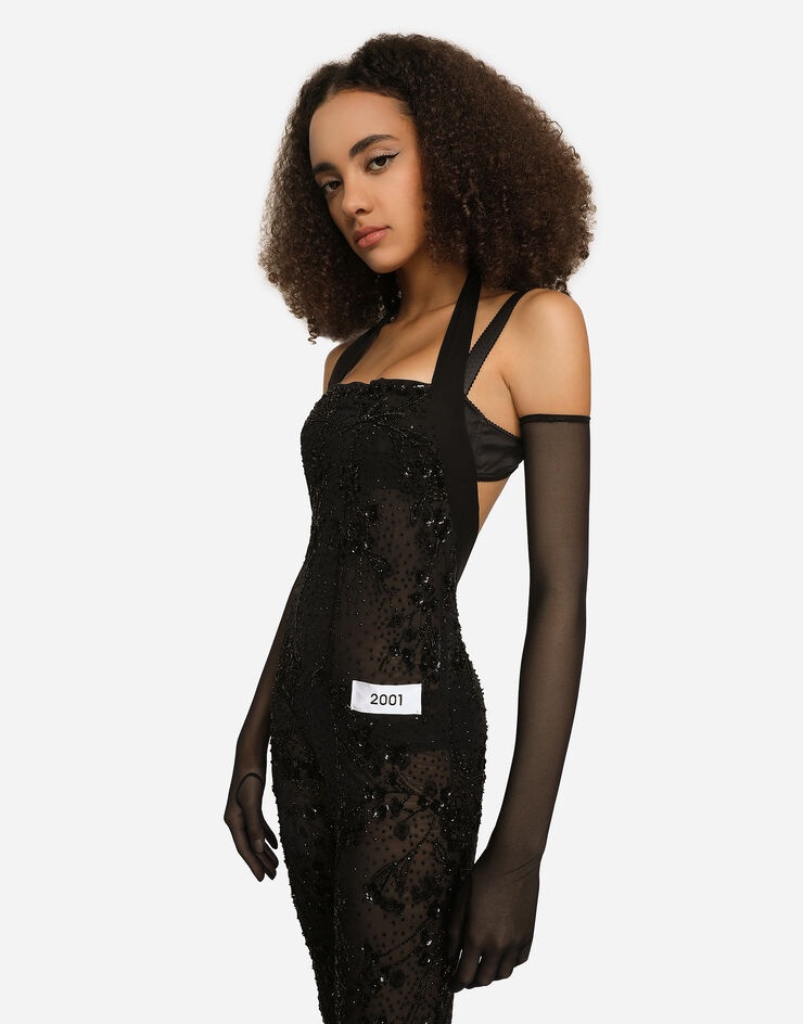 Marquisette jumpsuit with embroidery - 5