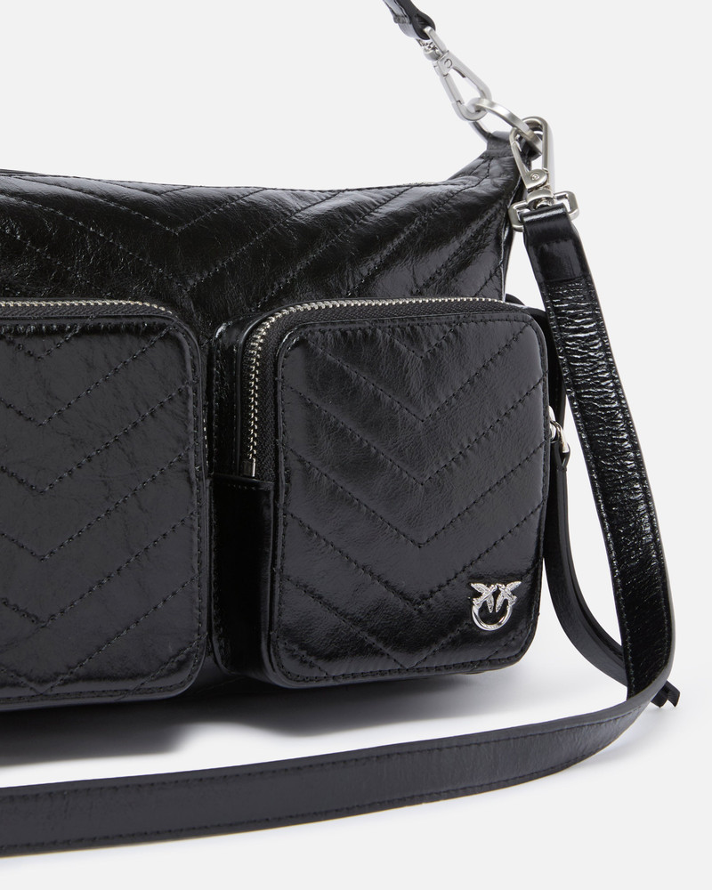 MEDIUM LEATHER CARGO BAG WITH POCKETS 3