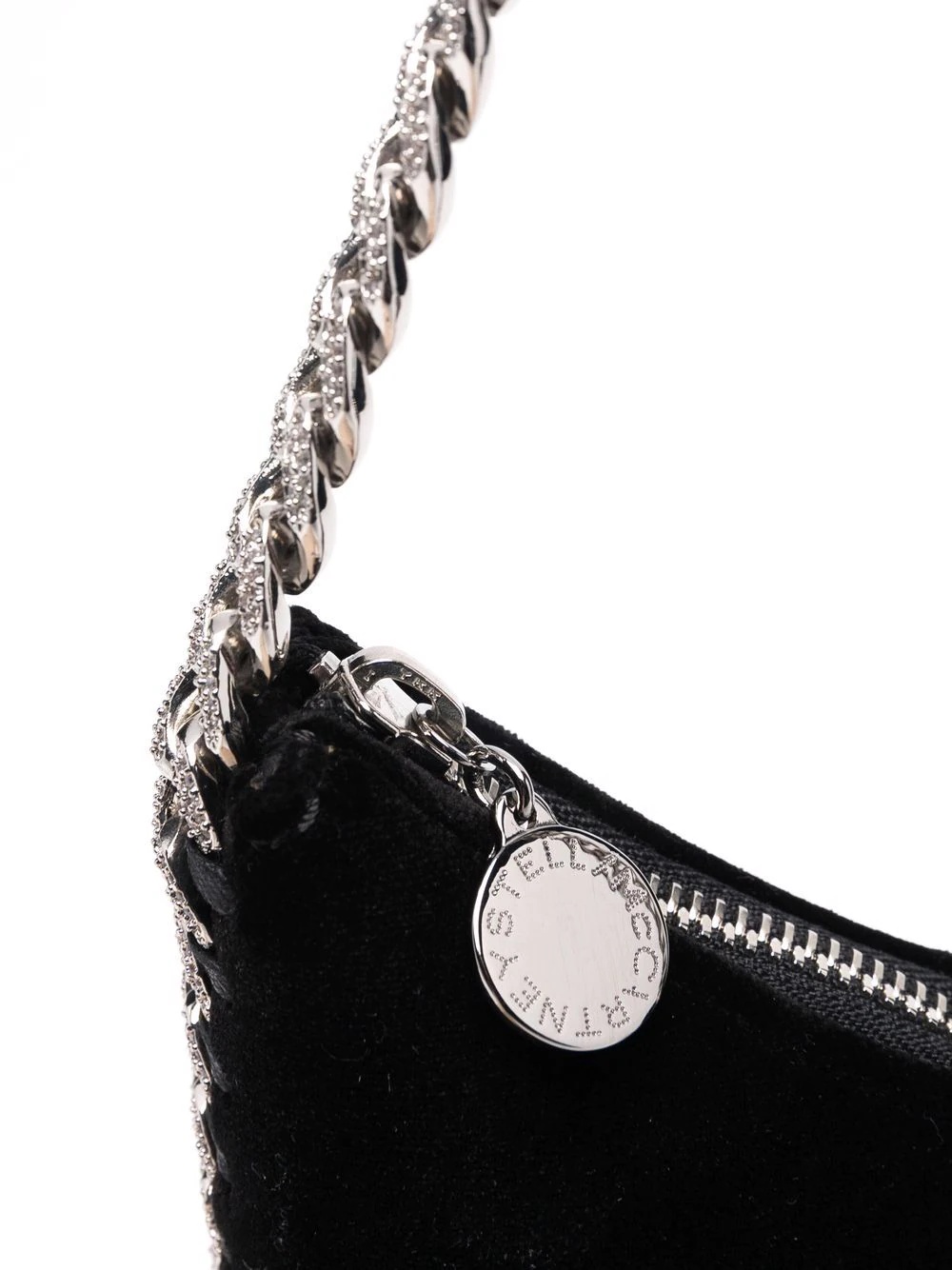 Falabella crystal chain shoulder bag - 4