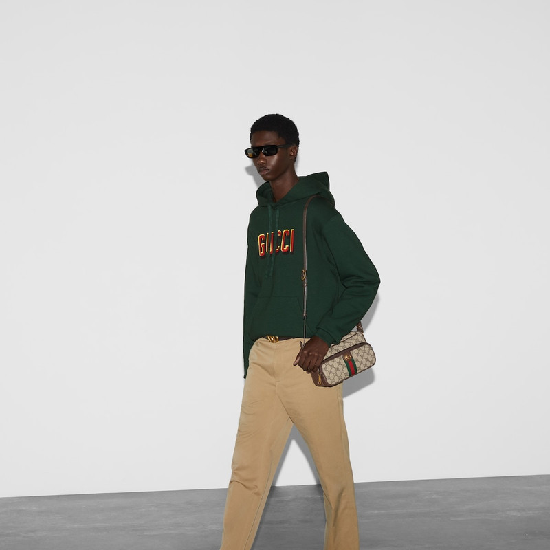 Cotton jersey hooded sweatshirt 6