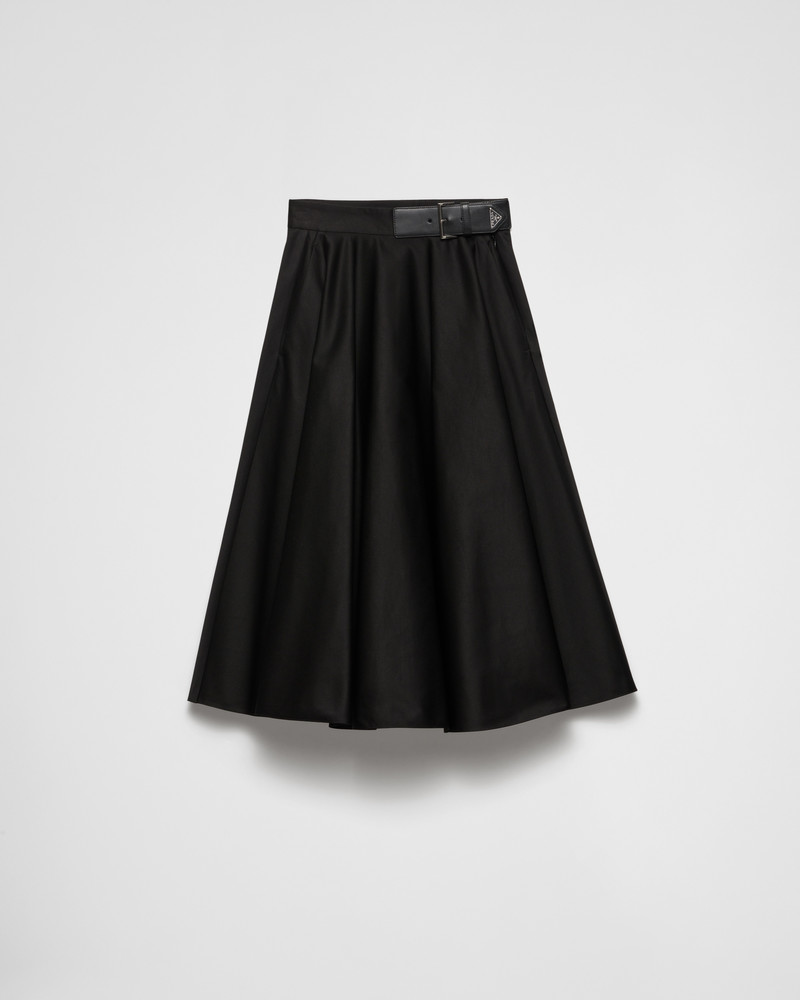 Chino circle midi-skirt 1