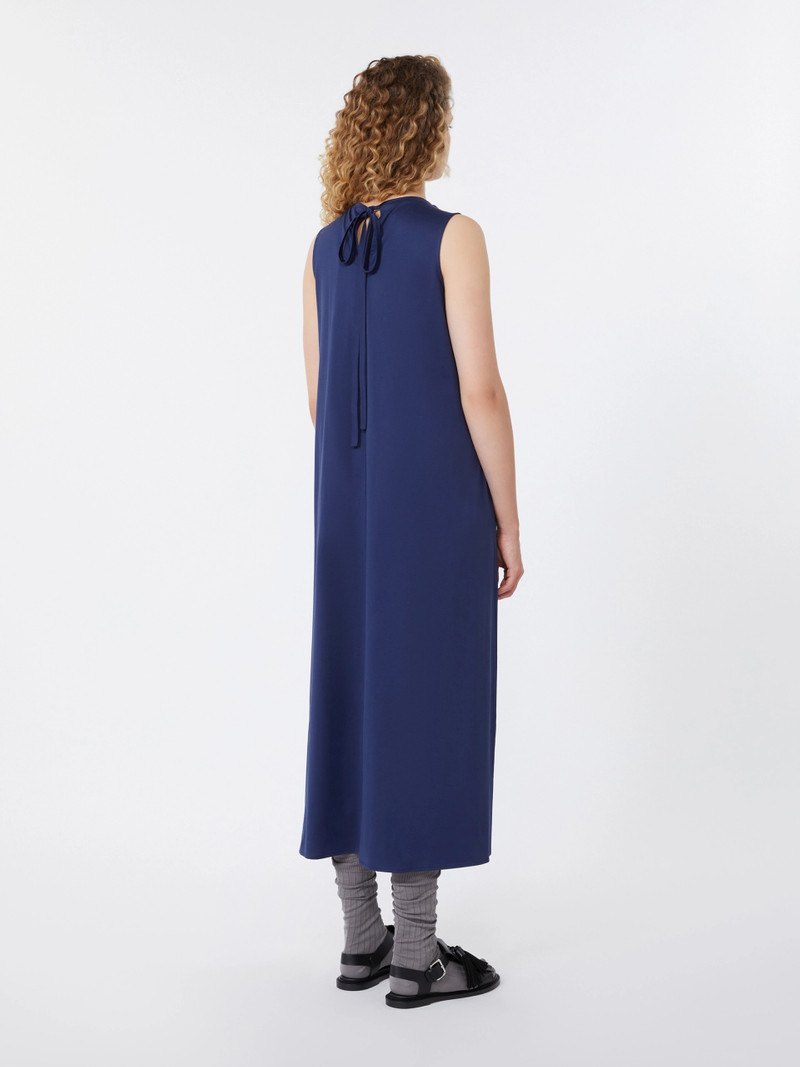 RICORDO Cotton jersey fluid dress - NAVY 4