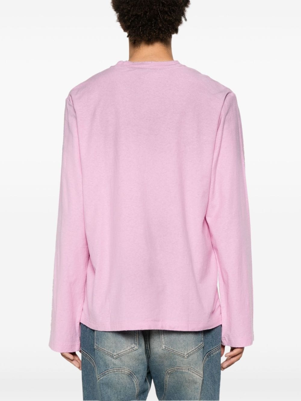 logo-print distressed T-shirt - 5