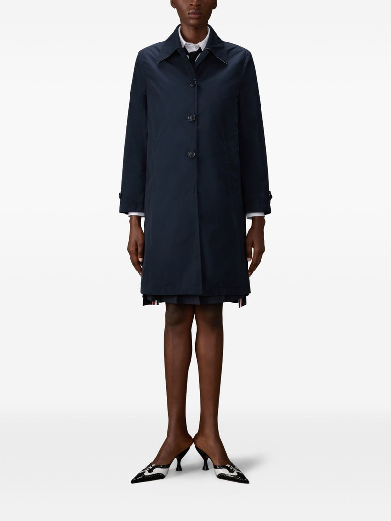 Thom Browne button-fastening coat outlook