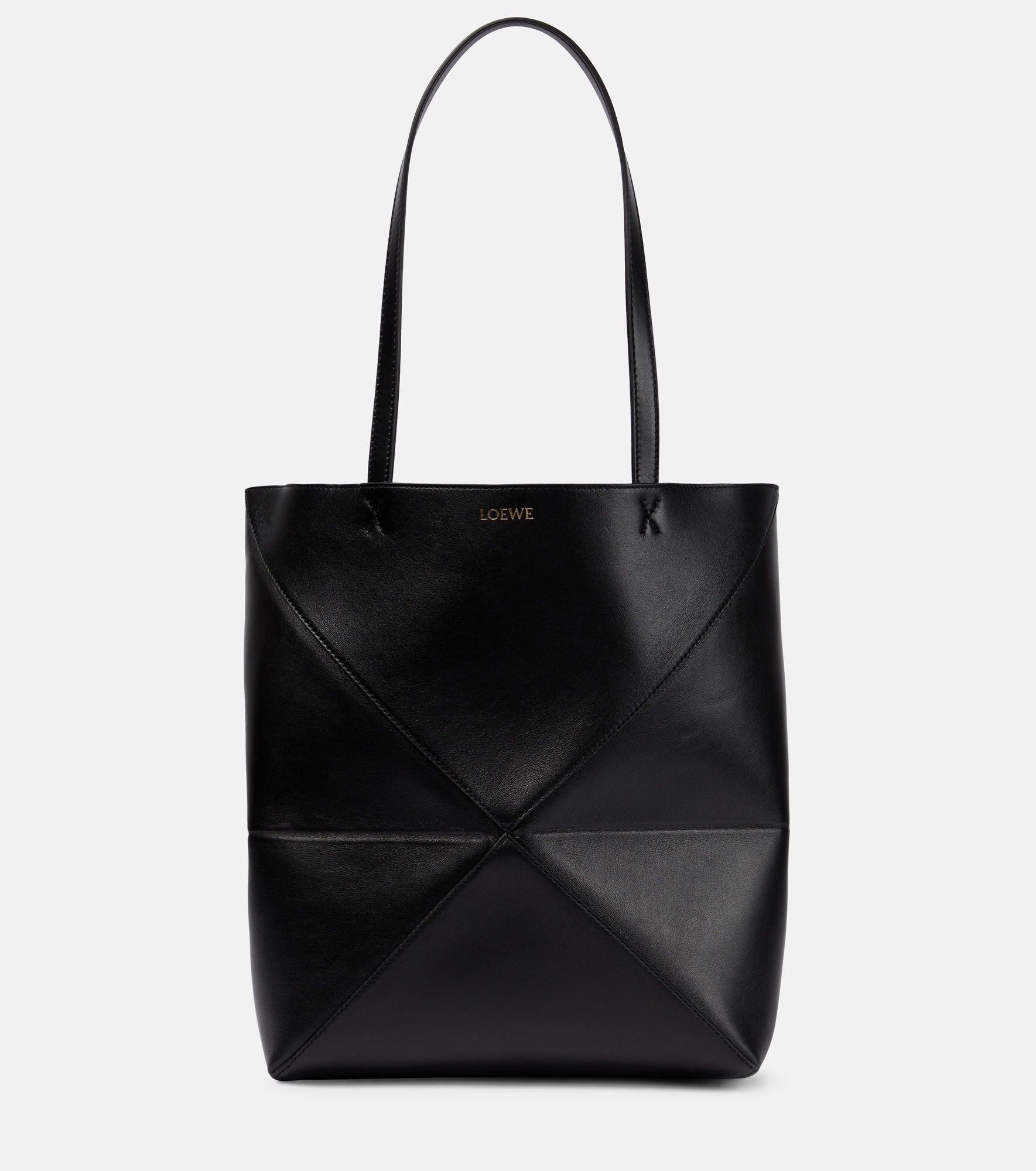 Puzzle Fold Medium leather tote bag - 1