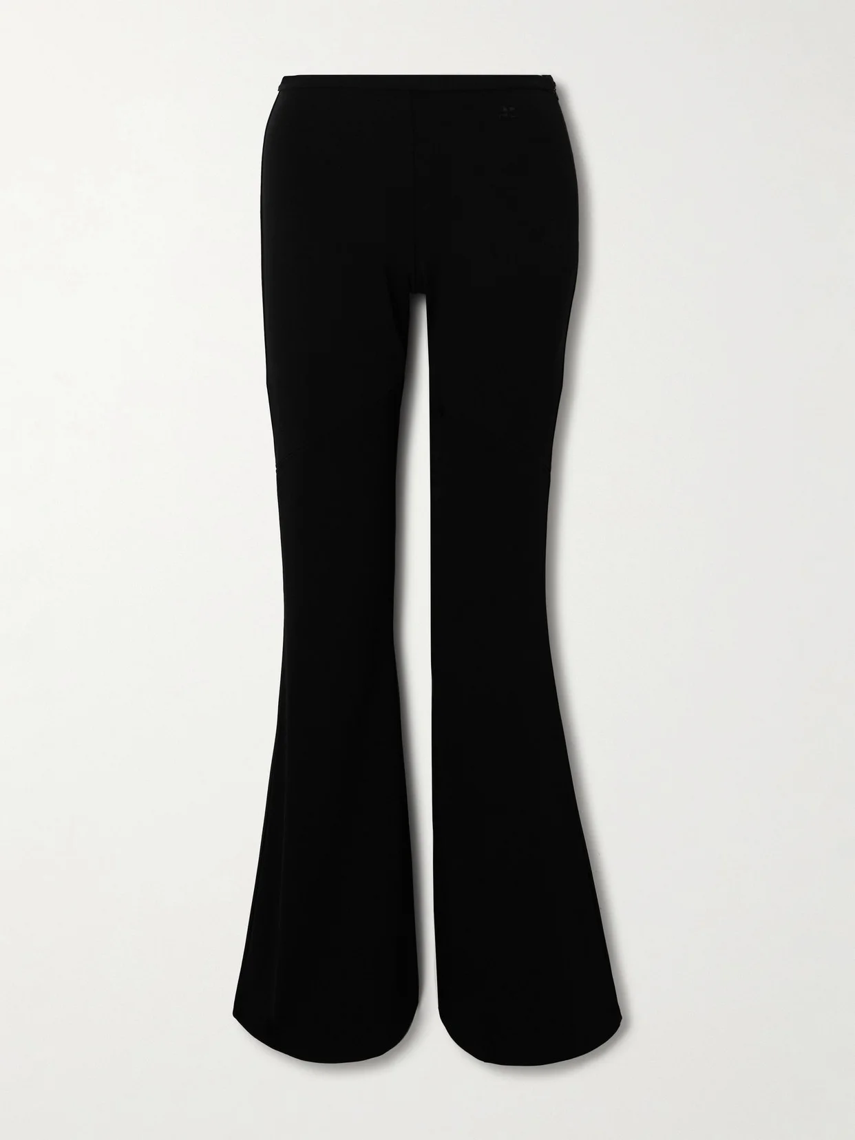Ellipse Zip-detailed Jersey Flared Pants - 1